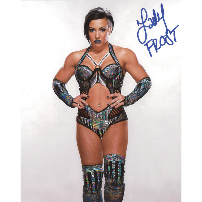 Lady Frost White BG 8 x 10 Promo - AUTOGRAPHED