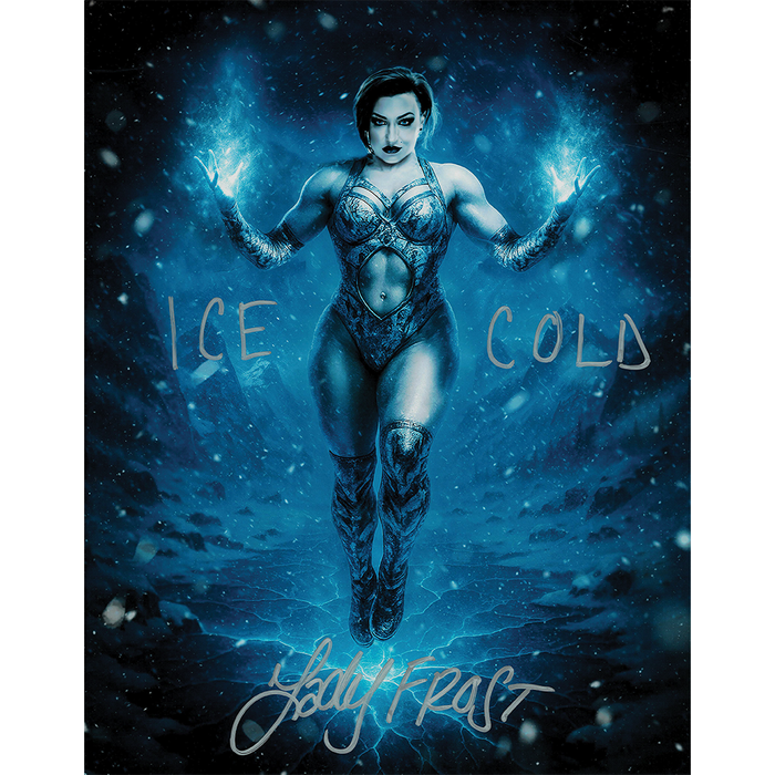 Lady Frost AsylumGFX METALLIC 11 x 14 Poster - AUTOGRAPHED
