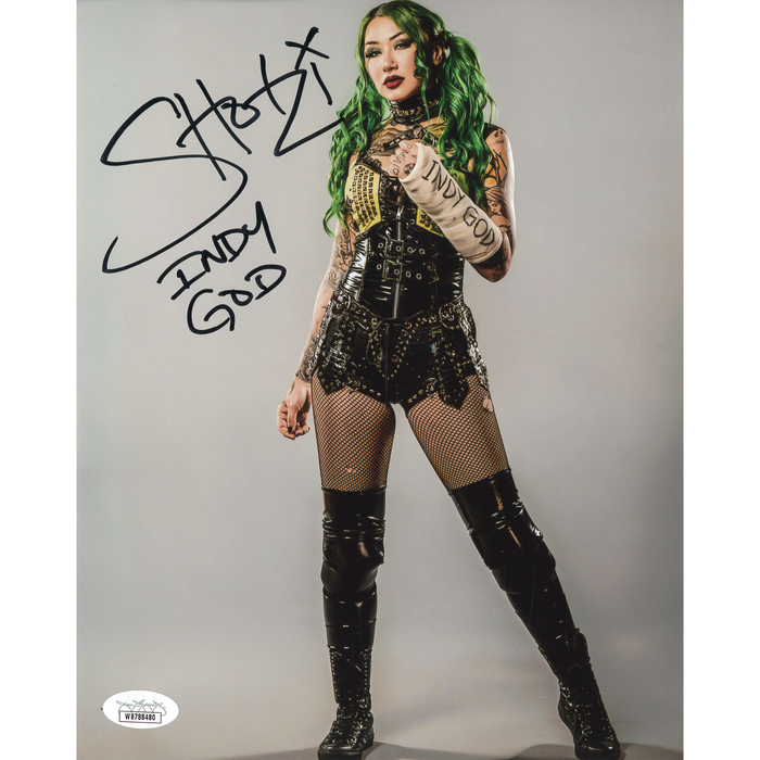 Shotzi Blackheart Indy God 8 x 10 Promo - JSA AUTOGRAPHED