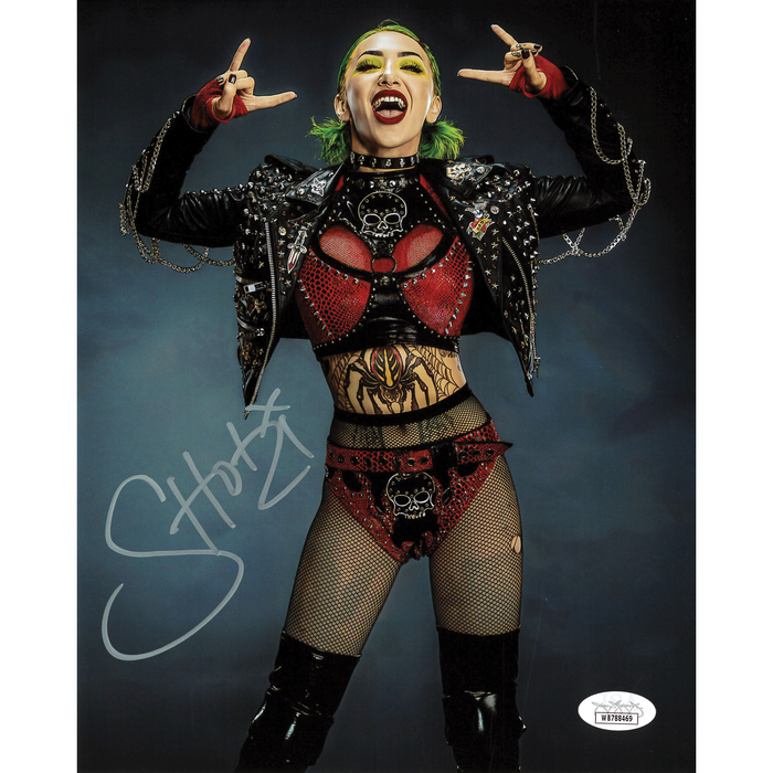 Shotzi Blackheart Rock On 8 x 10 Promo - JSA AUTOGRAPHED