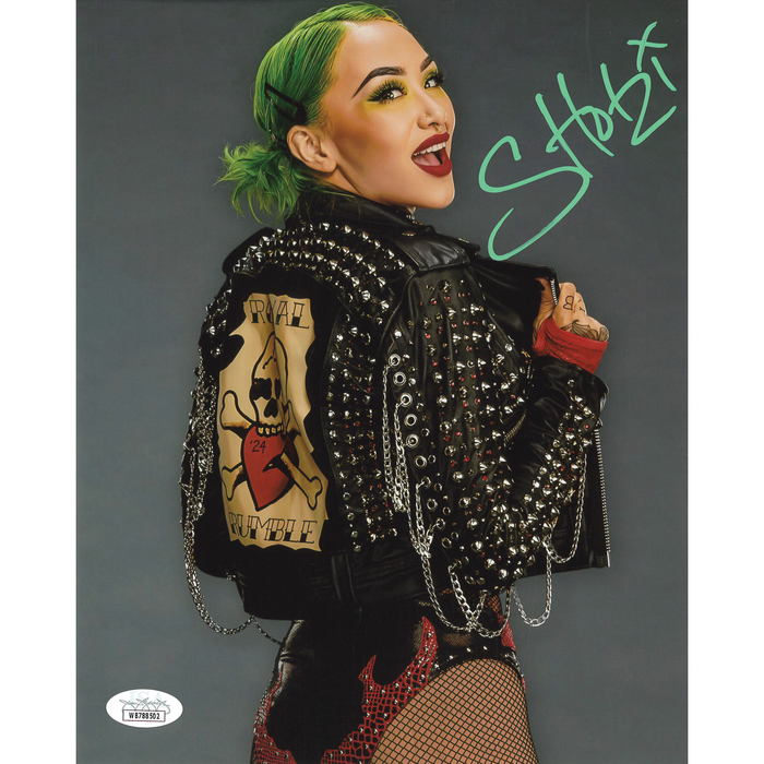 Shotzi Blackheart Studded Jacket 8 x 10 Promo - JSA AUTOGRAPHED