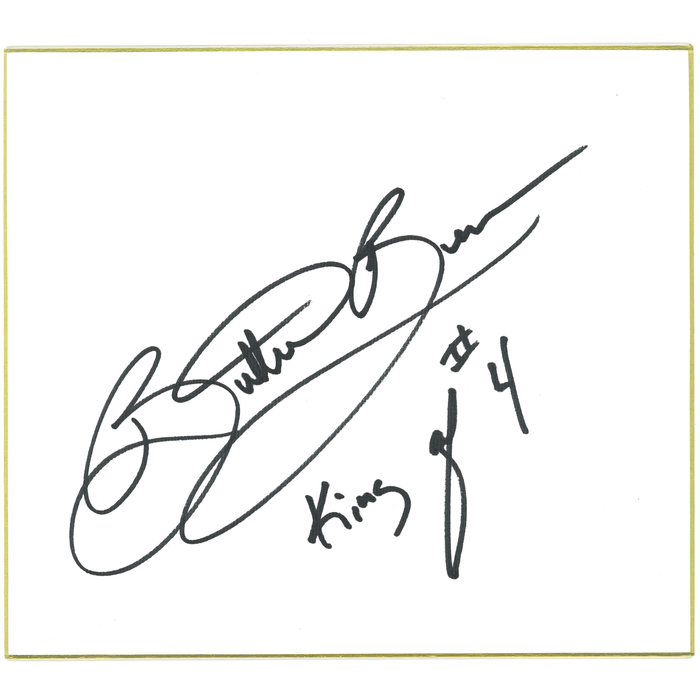 Butterbean Shikishi Board - AUTOGRAPHED