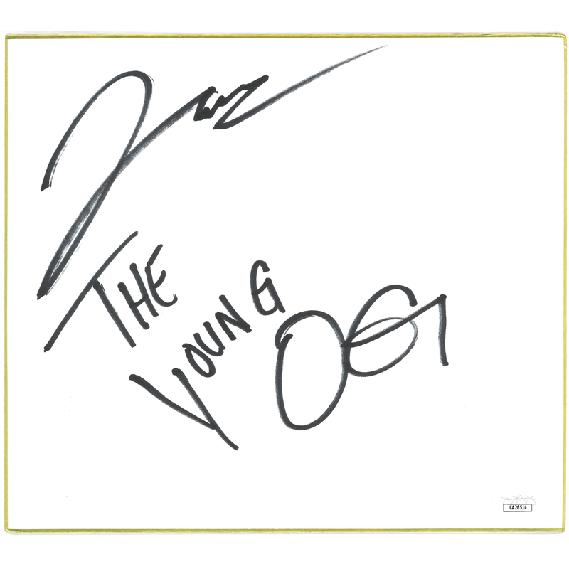 Je'Von Evans Shikishi Board - JSA AUTOGRAPHED