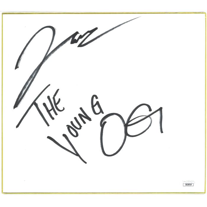 Je'Von Evans Shikishi Board - JSA AUTOGRAPHED