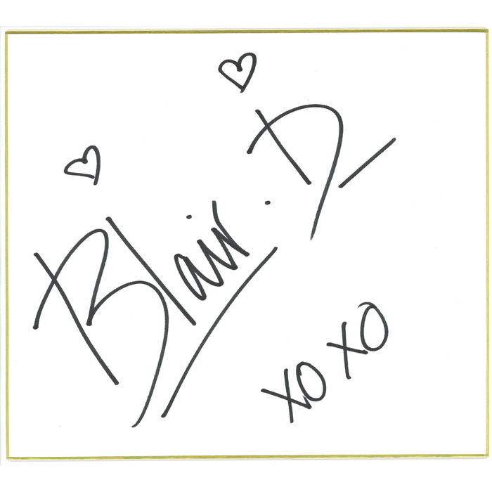 Bea Priestley/Blair Davenport Shikishi Board - AUTOGRAPHED