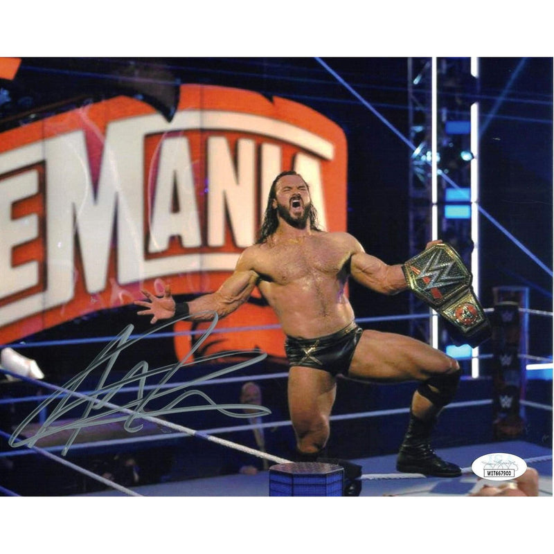 Drew McIntyre WM36 Wide Shot 8 x 10 Promo - JSA AUTOGRAPHED