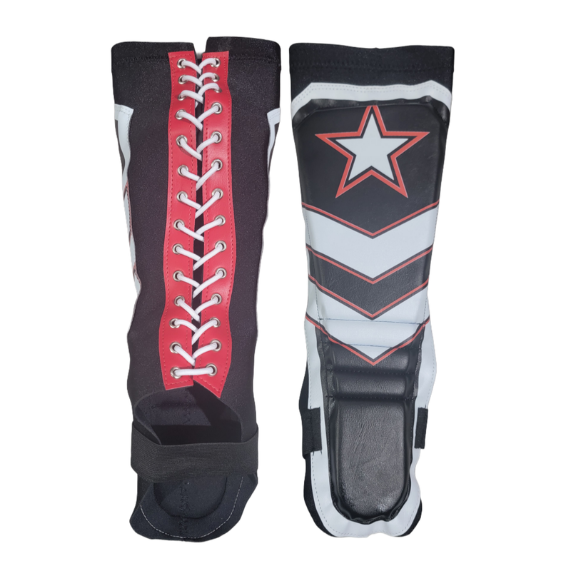 Star and Chevron w/ Lace up Backing