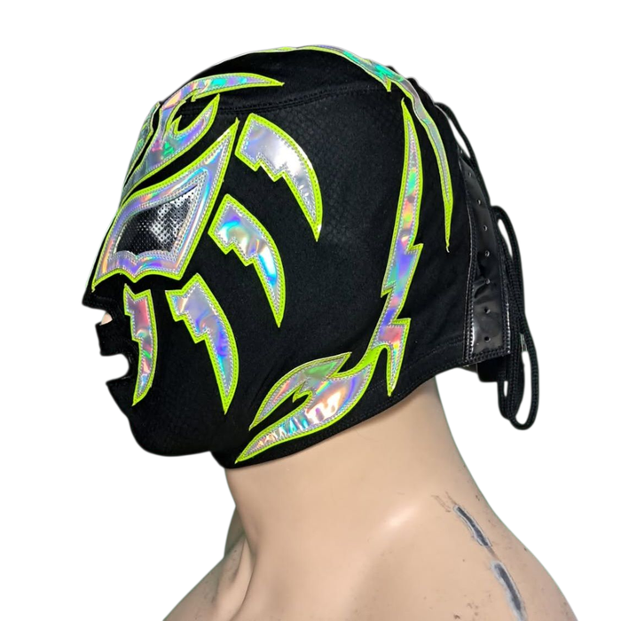 La Sombra Black/Silver/Green Pro Mask