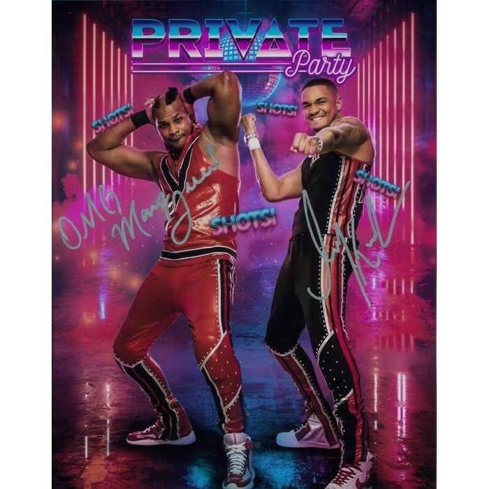 Private Party AsylumGFX METALLIC 11 x 14 Poster - DUAL AUTOGRAPHED