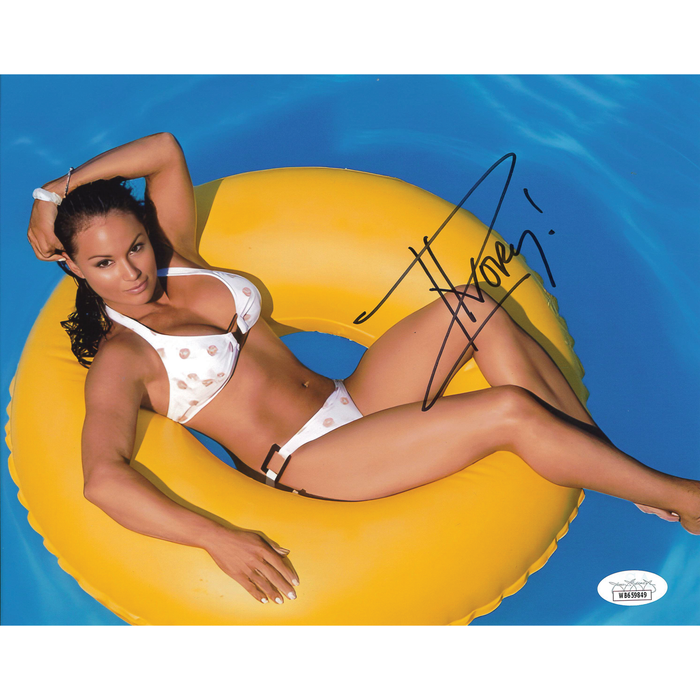 Ivory Poolside 8 x 10 Promo - JSA AUTOGRAPHED