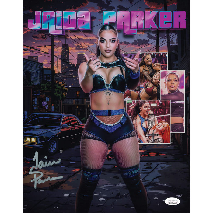 Jaida Parker AsylumGFX METALLIC 11 x 14 Poster - JSA AUTOGRAPHED