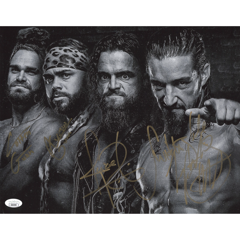 Bang Bang Gang B & W 11 x 14 Poster - JSA QUADRUPLE AUTOGRAPHED
