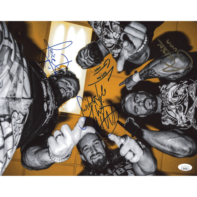 Bang Bang Gang Staring Down The Barrel 11 x 14 Poster - JSA QUADRUPLE AUTOGRAPHED