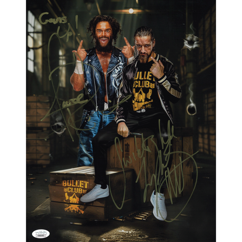 Jay White & Juice Robinson AsylumGFX METALLIC 11 x 14 Poster - JSA DUAL AUTOGRAPHED