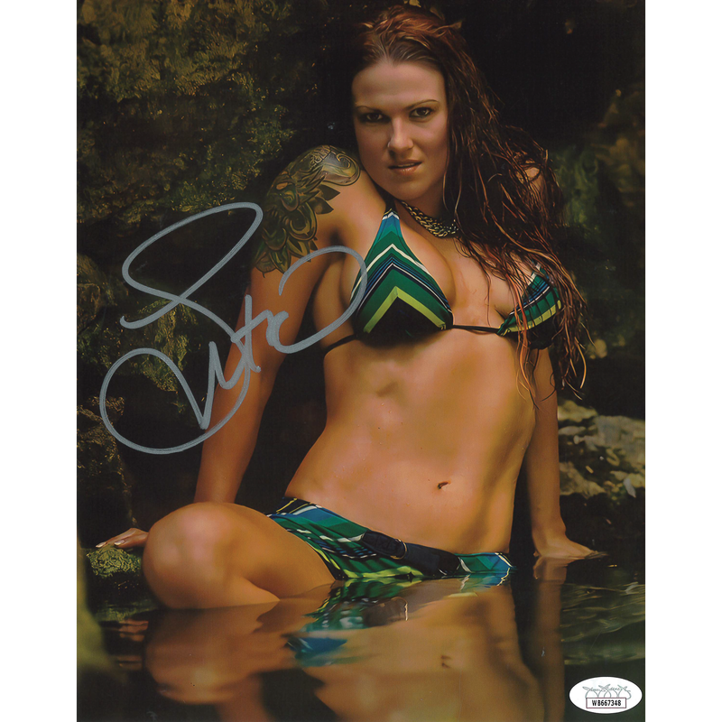 Lita Green Bikini 8 x 10 Promo - JSA AUTOGRAPHED
