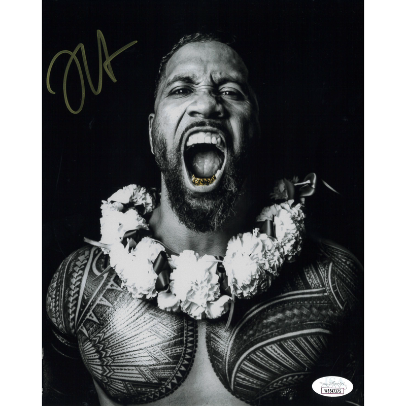Jey Uso Lei Spotlight METALLIC 8x10 Promo or 11x14 Poster Promo - JSA AUTOGRAPHED