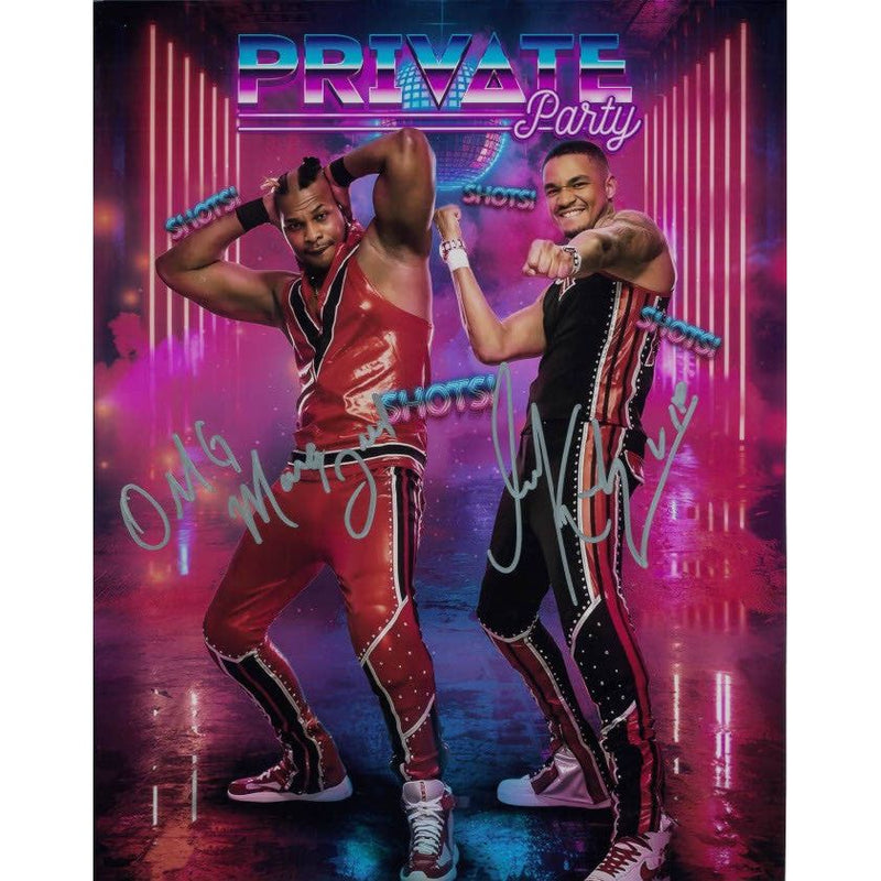 Private Party AsylumGFX METALLIC 11 x 14 Poster - DUAL AUTOGRAPHED