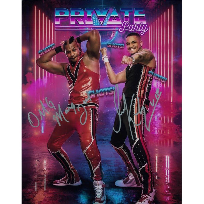 Private Party AsylumGFX METALLIC 11 x 14 Poster - DUAL AUTOGRAPHED