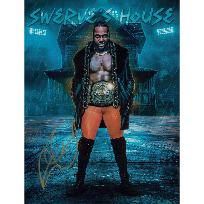 Swerve Strickland AsylumGFX METALLIC 11 x 14 Poster - AUTOGRAPHED