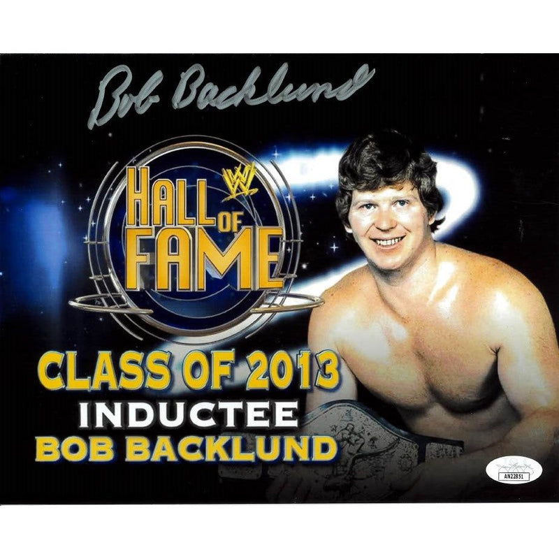 Bob Backlund HOF Class of 2013 8 x 10 Promo - JSA AUTOGRAPHED