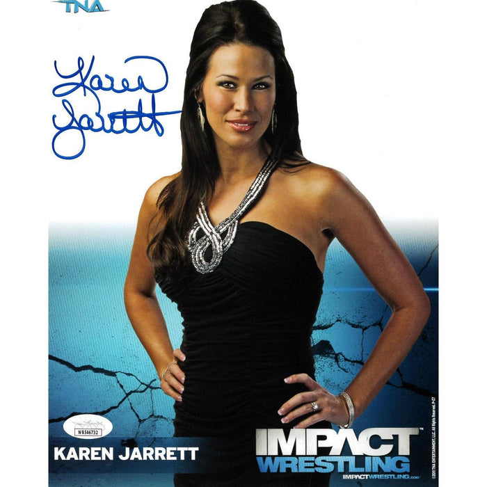 Karen Jarrett 2011 Original TNA Impact Wrestling 8 x 10 Promo - JSA AUTOGRAPHED