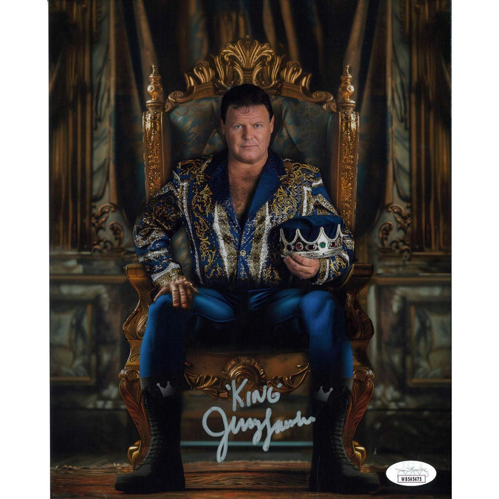 Jerry Lawler AsylumGFX METALLIC 8 x 10 Promo - JSA AUTOGRAPHED