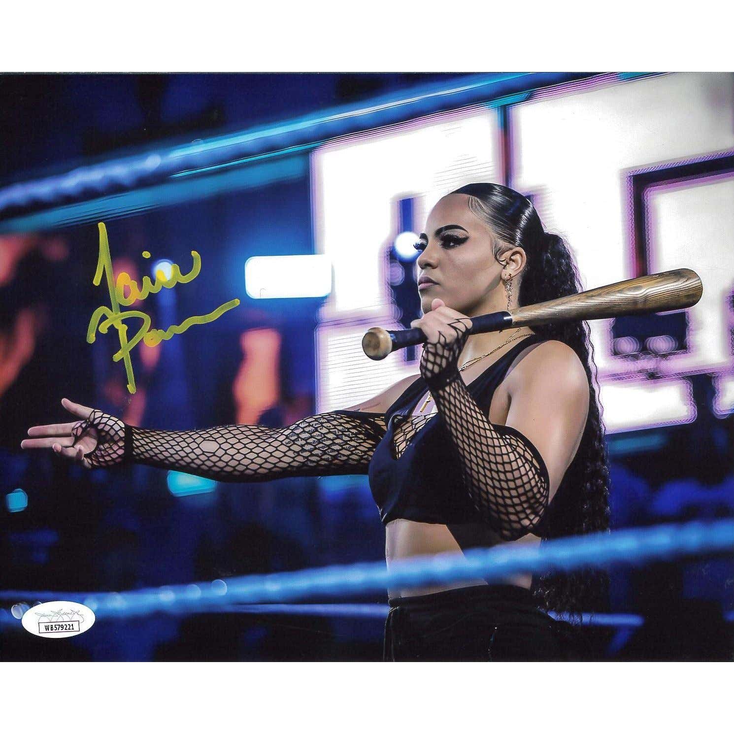 Jaida Parker Bat 8 x 10 Promo - JSA AUTOGRAPHED — Highspots.com
