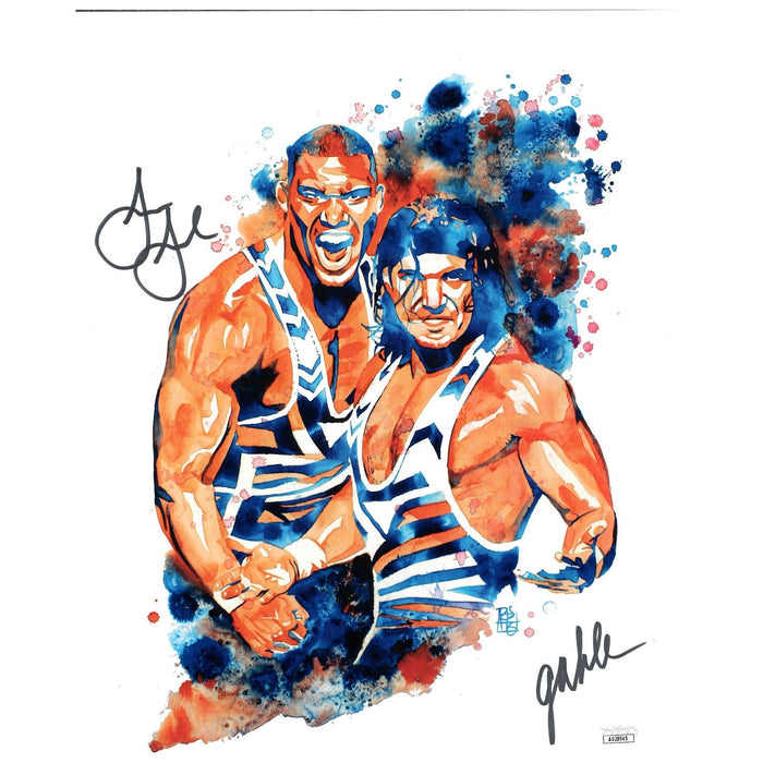 American Alpha Schamberger 11 x 14 Poster - JSA DUAL AUTOGRAPHED