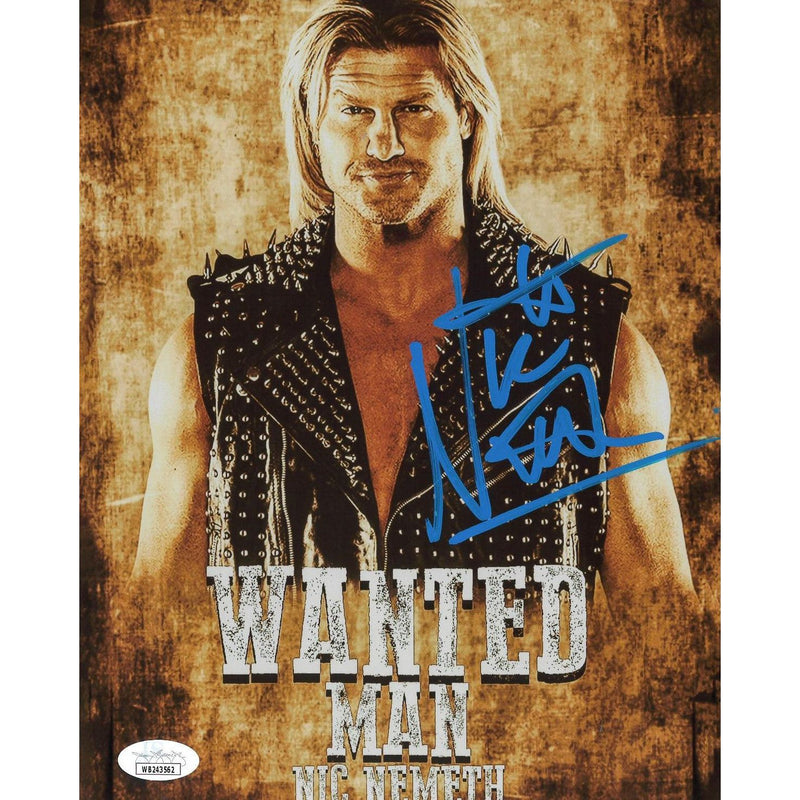 Nic Nemeth MSC METALLIC 8 x 10 Promo - JSA AUTOGRAPHE