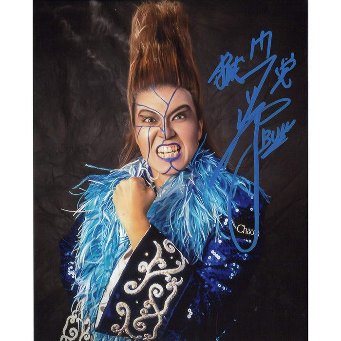 Bull Nakano Blue Robe 8 x 10 Promo - AUTOGRAPHED