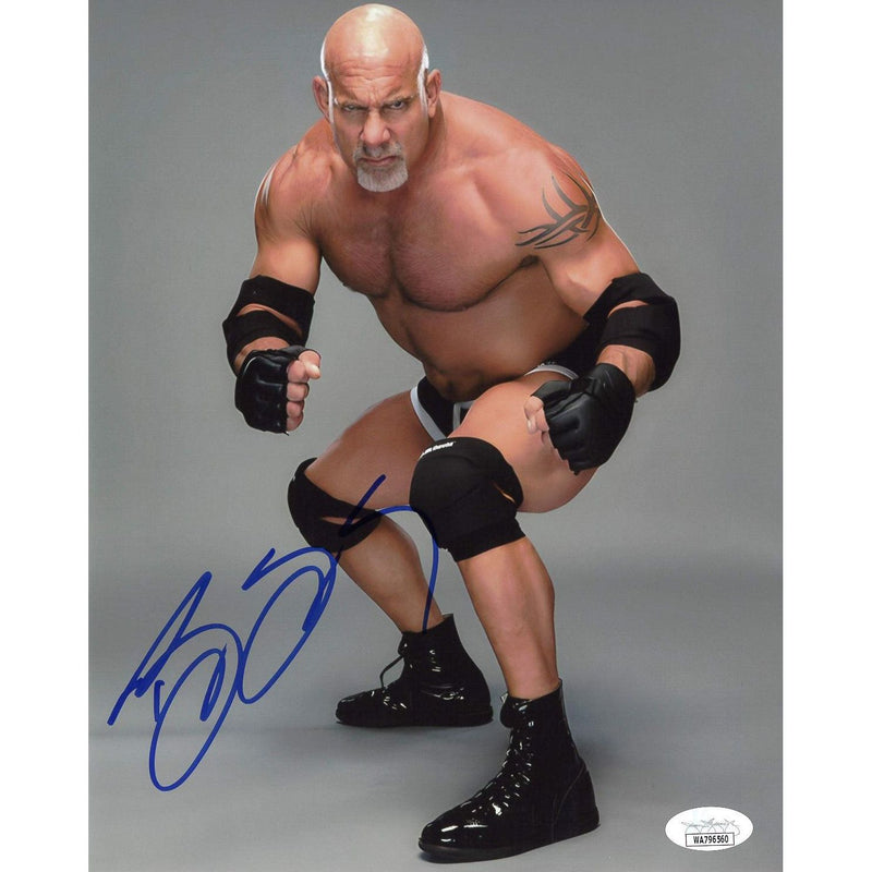 Bill Goldberg Grey BG 8 x 10 Promo - JSA AUTOGRAPHED