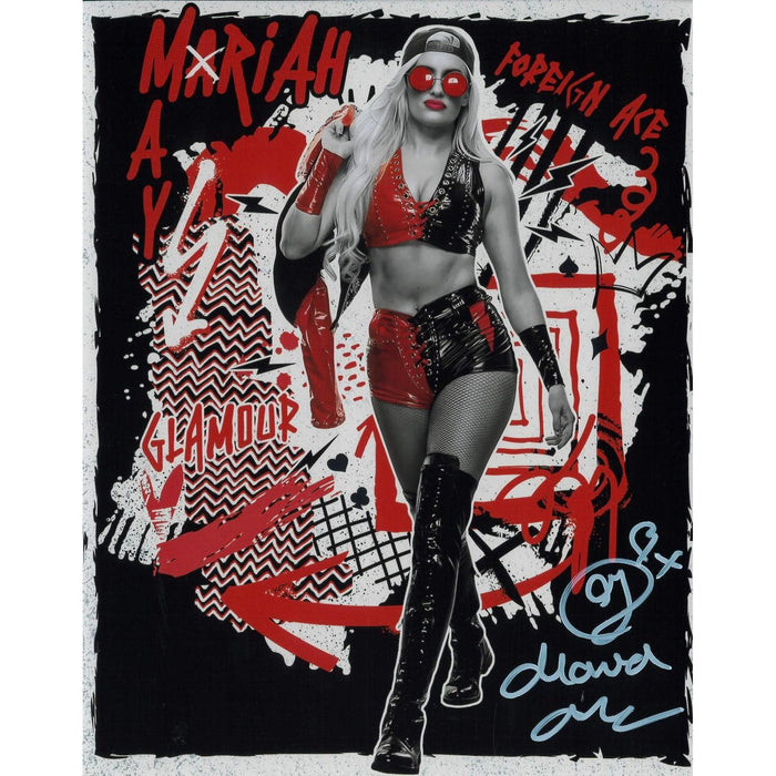 Mariah May AsylumGFX METALLIC 8 x 10 Promo - AUTOGRAPHED