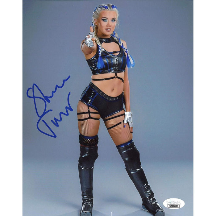 Stevie Turner Finger Gun 8 x 10 Promo - JSA AUTOGRAPHED