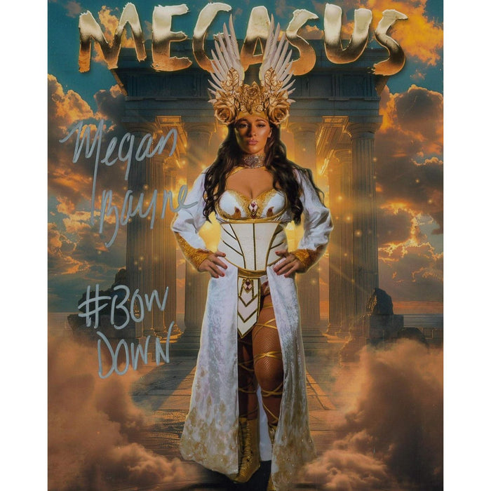 Megan Bayne AsylumGFX METALLIC 8 x 10 Promo - AUTOGRAPHED