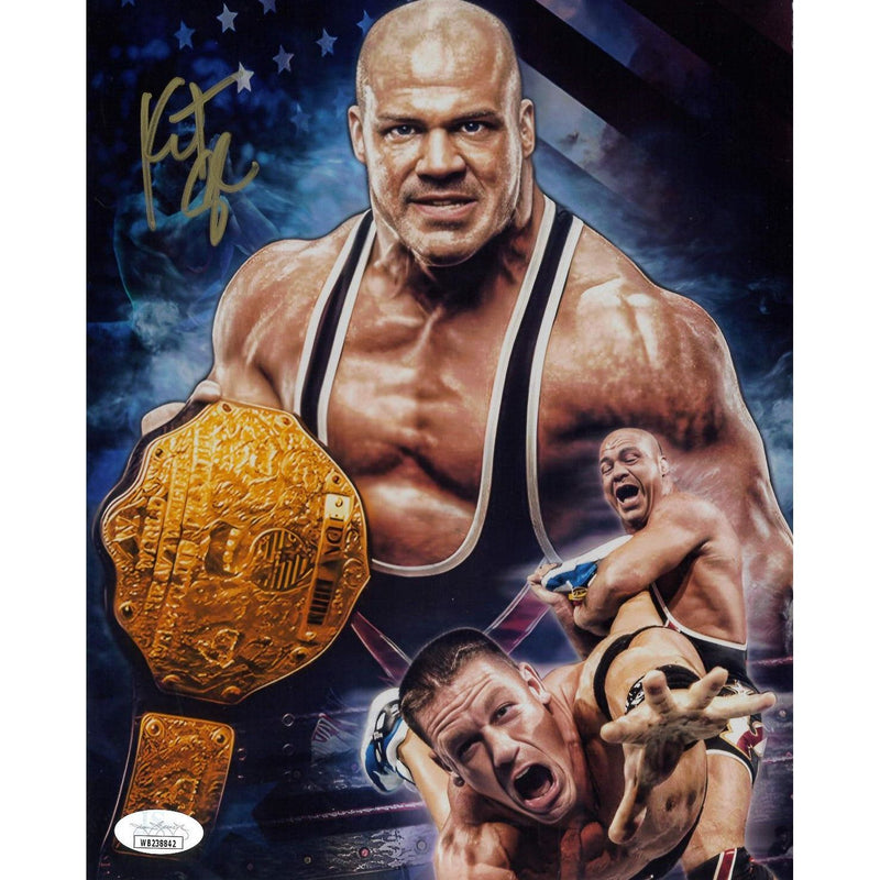 Kurt Angle WestGhost METALLIC 8 x 10 Promo - JSA AUTOGRAPHED
