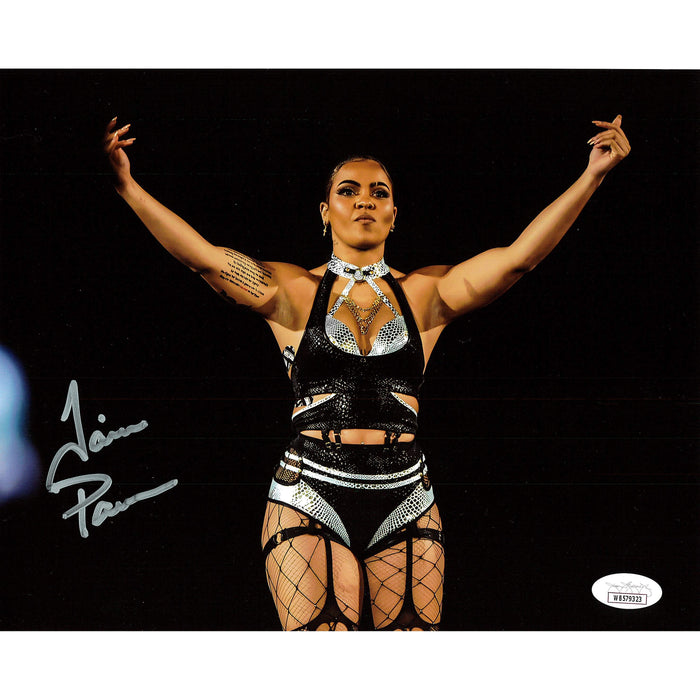 Jaida Parker Black background Entrance 8x10 JSA Autographed