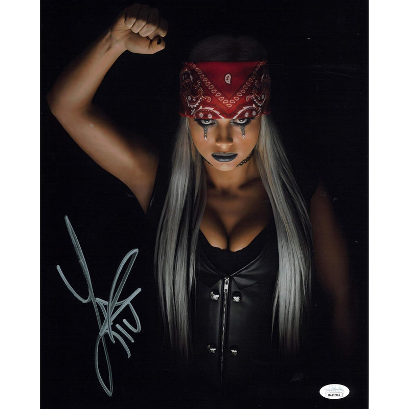 Liv Morgan Red Bandana METALLIC 11 x 14 Poster - JSA AUTOGRAPHED