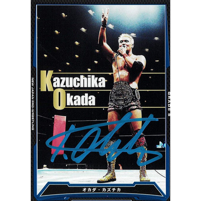kazuchika okada King of sport Bushi Road Trading Card-Autographed