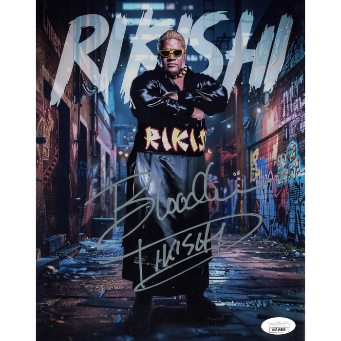 Rikishi AsylumGFX METALLIC 8 x 10 Promo - JSA AUTOGRAPHED