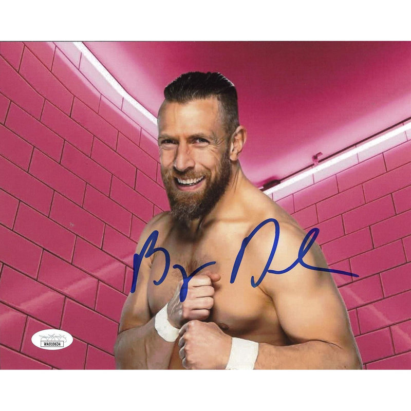Bryan Danielson Red Brick BG 8 x 10 Promo - JSA AUTOGRAPHED