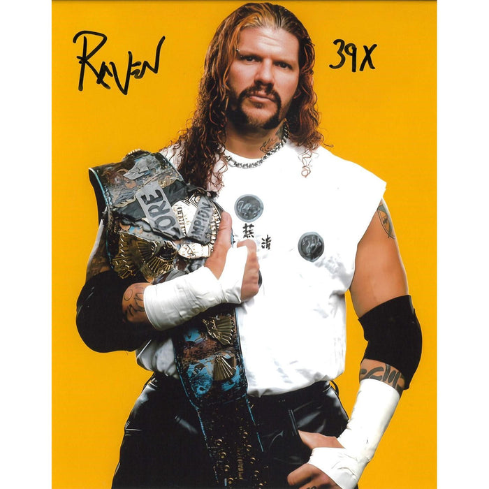 Raven Hardcore Champion 8 x 10 Promo - AUTOGRAPHED