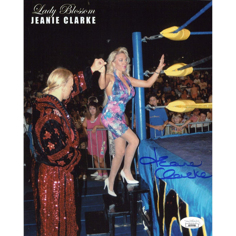 Jeanie Clarke Ring Stairs 8 x 10 Promo - JSA AUTOGRAPHED