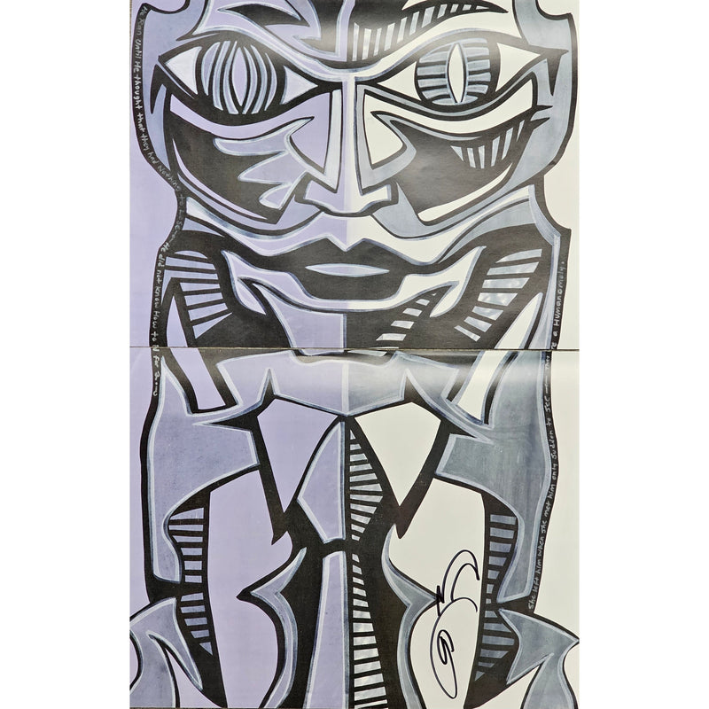 Jeff Hardy 2 Piece Original Artwork Poster - AUTOGRAPHED