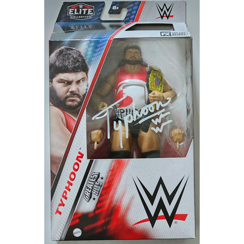 Typhoon WWE Elite Greatest Hits Figure - AUTOGRAPHED