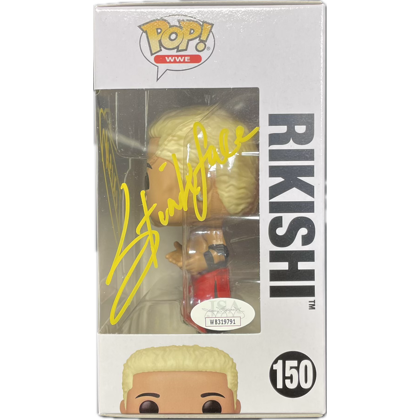 Rikishi #150 Funko POP [ YELLOW ] - JSA Autographed