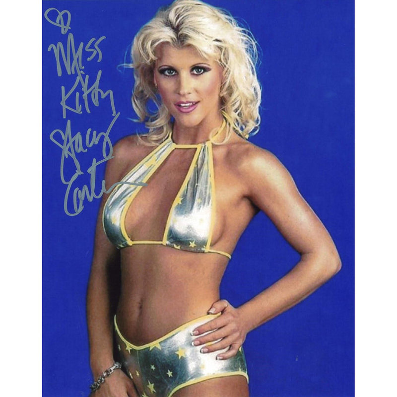 Stacy Carter Blue BG 8 x 10 Promo - AUTOGRAPHED