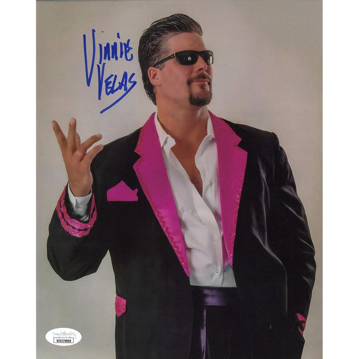 Vinnie Vegas Half Pose 8 x 10 Promo - JSA AUTOGRAPHED