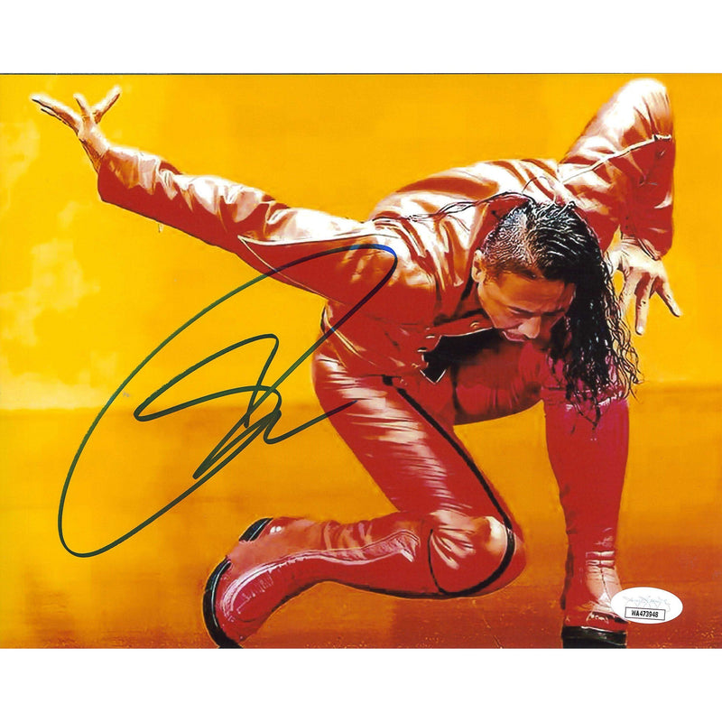 Shinsuke Nakamura Yellow BG 8 x 10 Promo - JSA AUTOGRAPHED