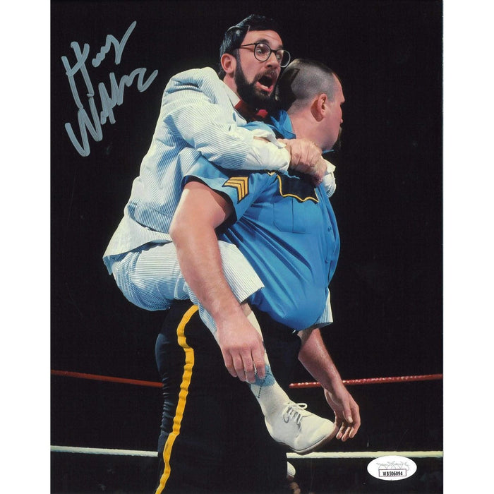 Harvey Wippleman Piggyback 8 x 10 Promo - JSA AUTOGRAPHED