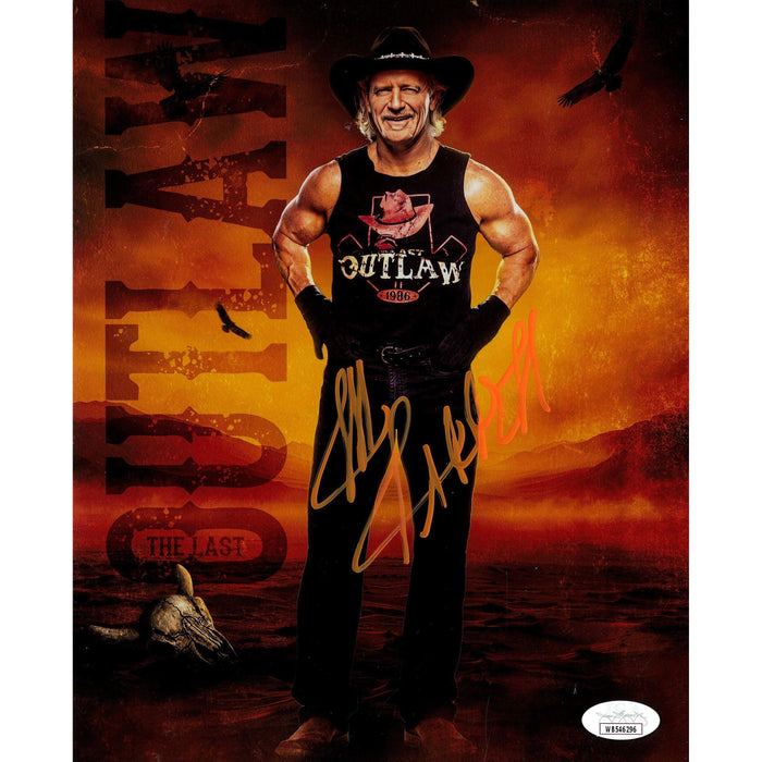 Jeff Jarrett Lone Rider AsylumGFX METALLIC 11 x 14 Poster - JSA AUTOGRAPHED